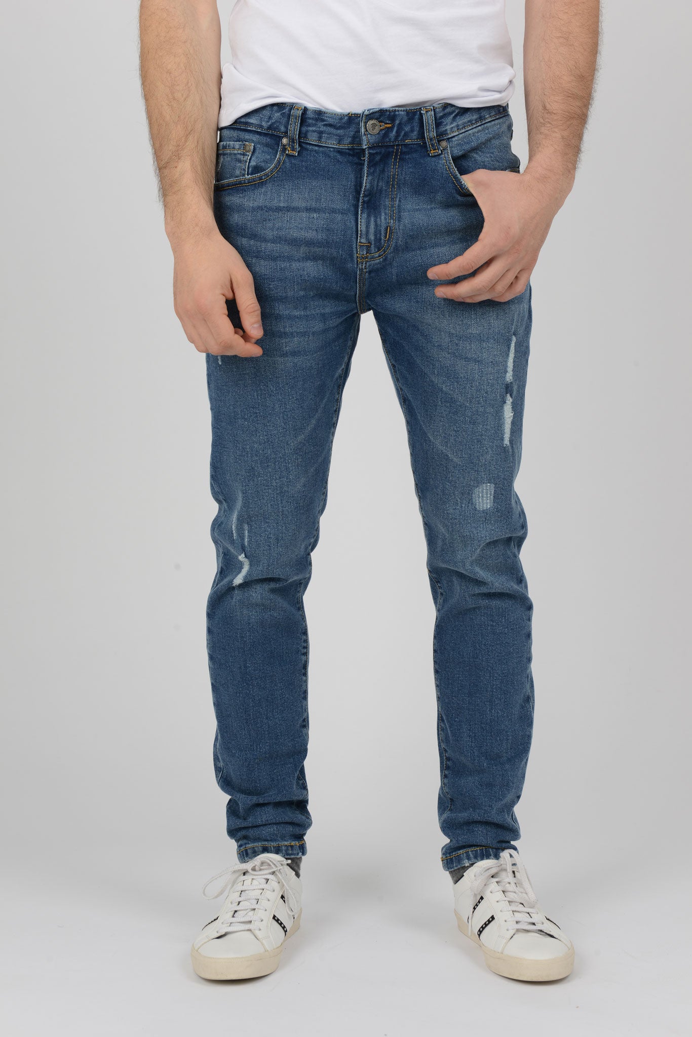 Mens tapered jeans sale hot sale