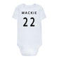 Personalised Football Baby Bodysuit