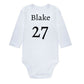 Personalised Football Baby Bodysuit