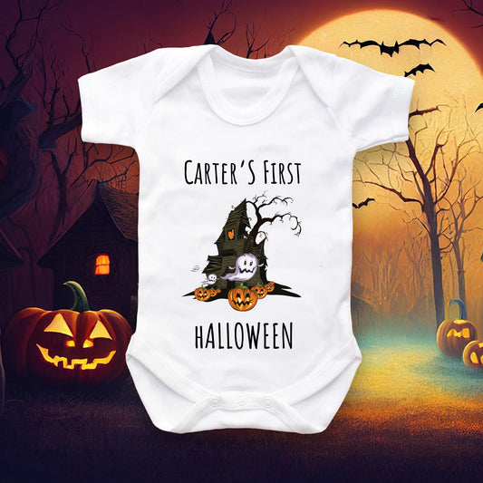 My First Halloween Baby Grow