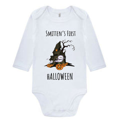 Baby's First Halloween Cotton Bib, Vest and Sleepsuit Set - Perfect for Halloween Costume or Gift, My First halloween 2023