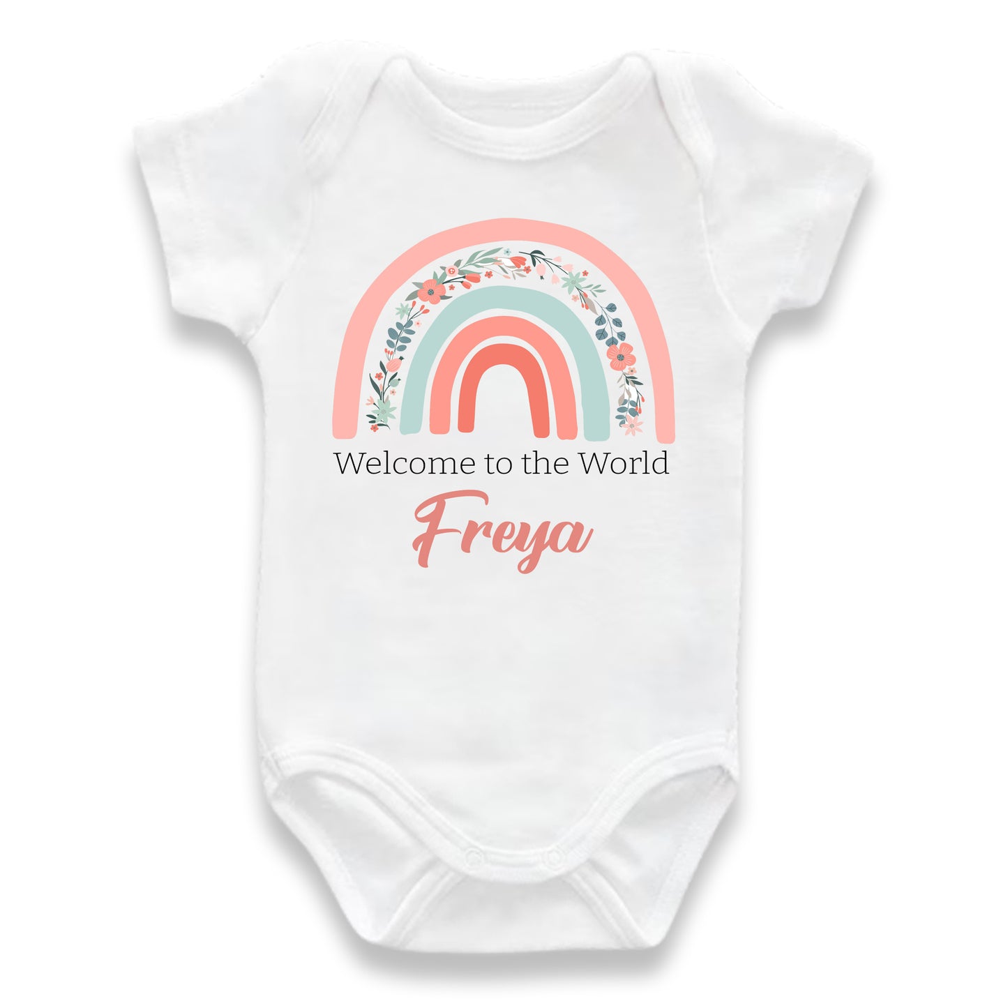 Personalised Hello World Babygrow Sleepsuit