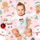 Personalized Baby's 1st Christmas Sleepsuit