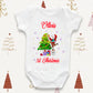 Customized Baby's First Christmas Sleepsuit