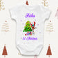 Customized Baby's First Christmas Sleepsuit