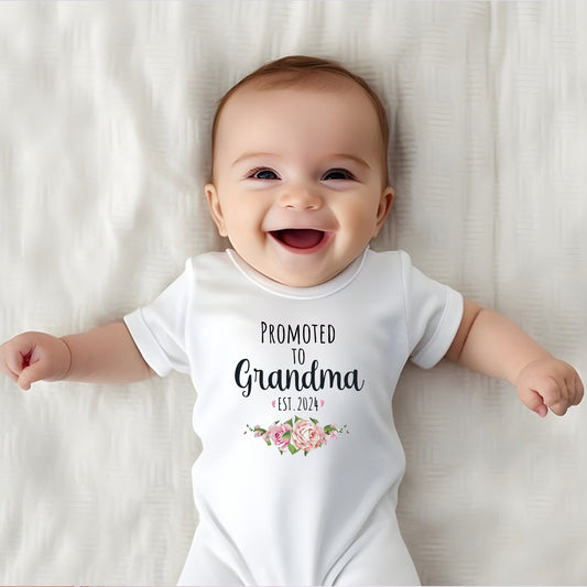 Grandma Birthday Gift - Promoted to Grandma