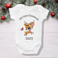 My First Christmas Baby Grow