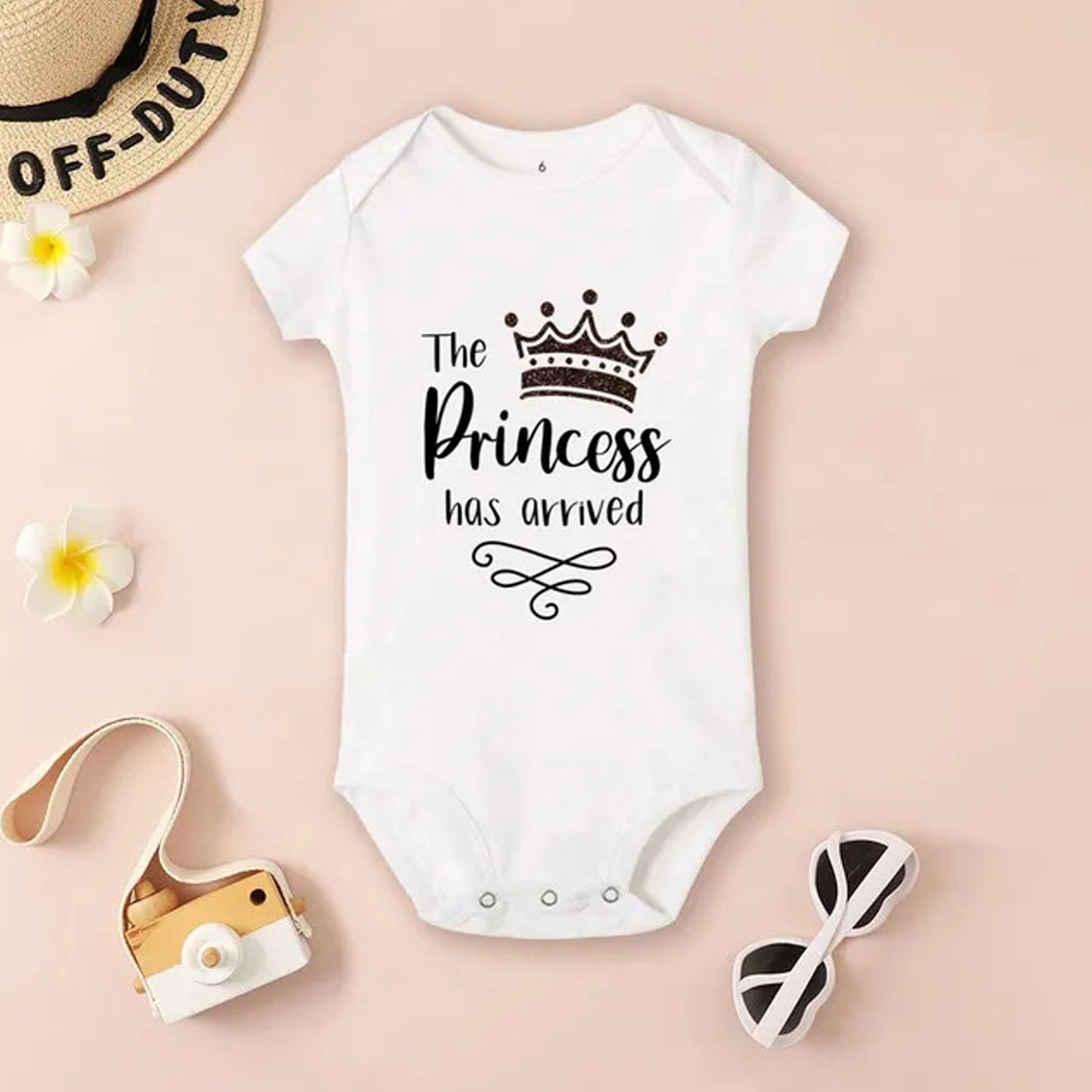 The Princess Has Arrived Baby Grow