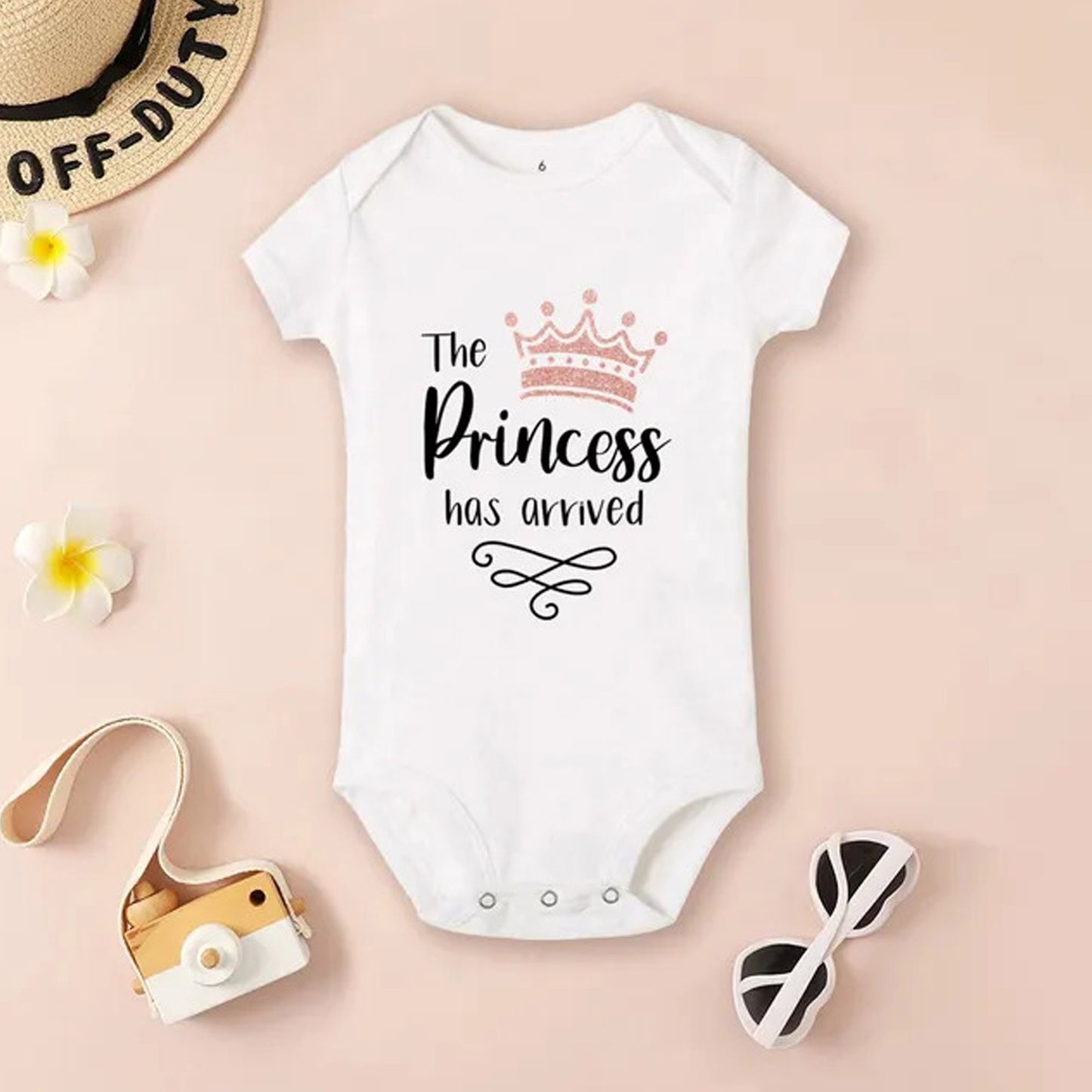 The Princess Has Arrived Baby Grow