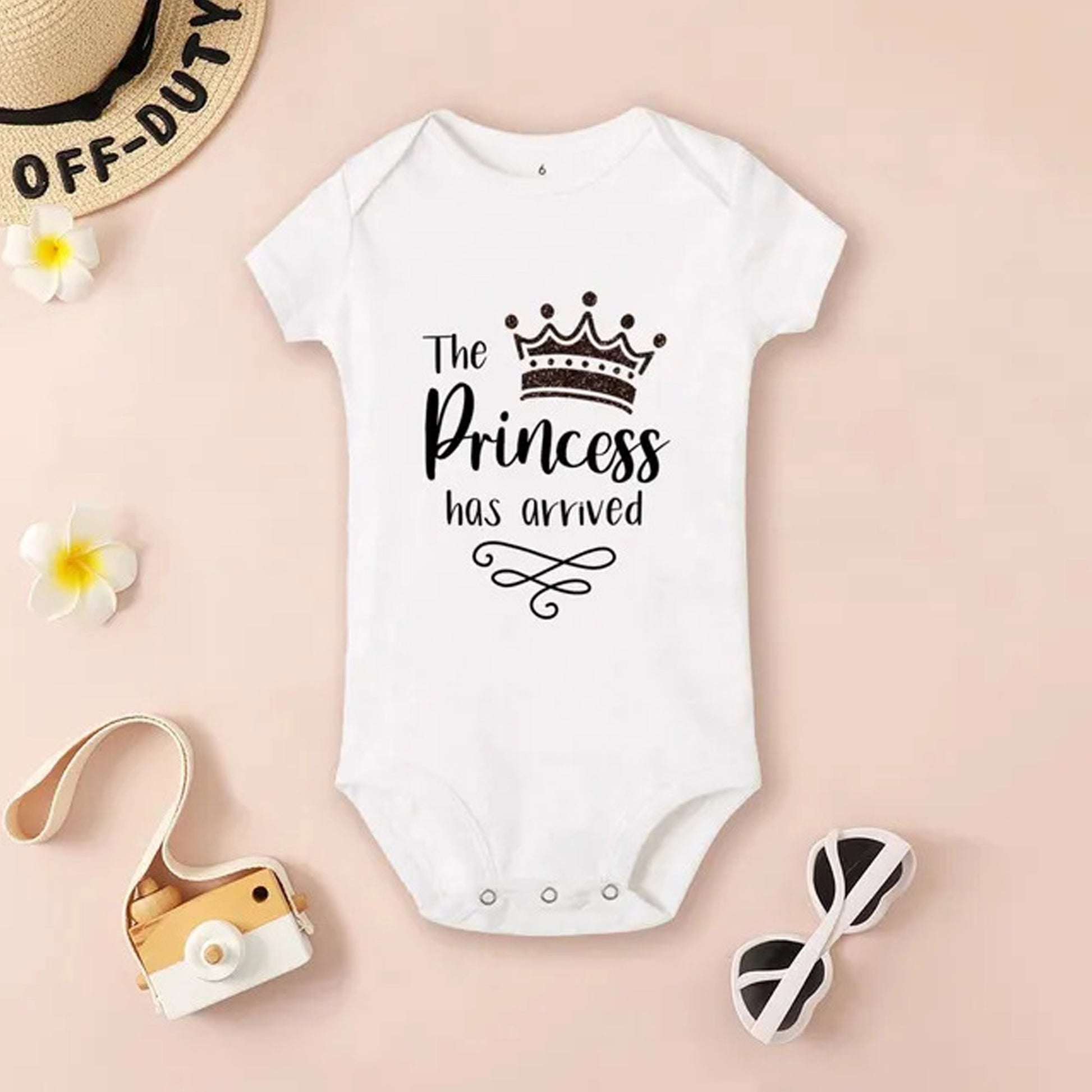 The Princess Has Arrived Baby Grow