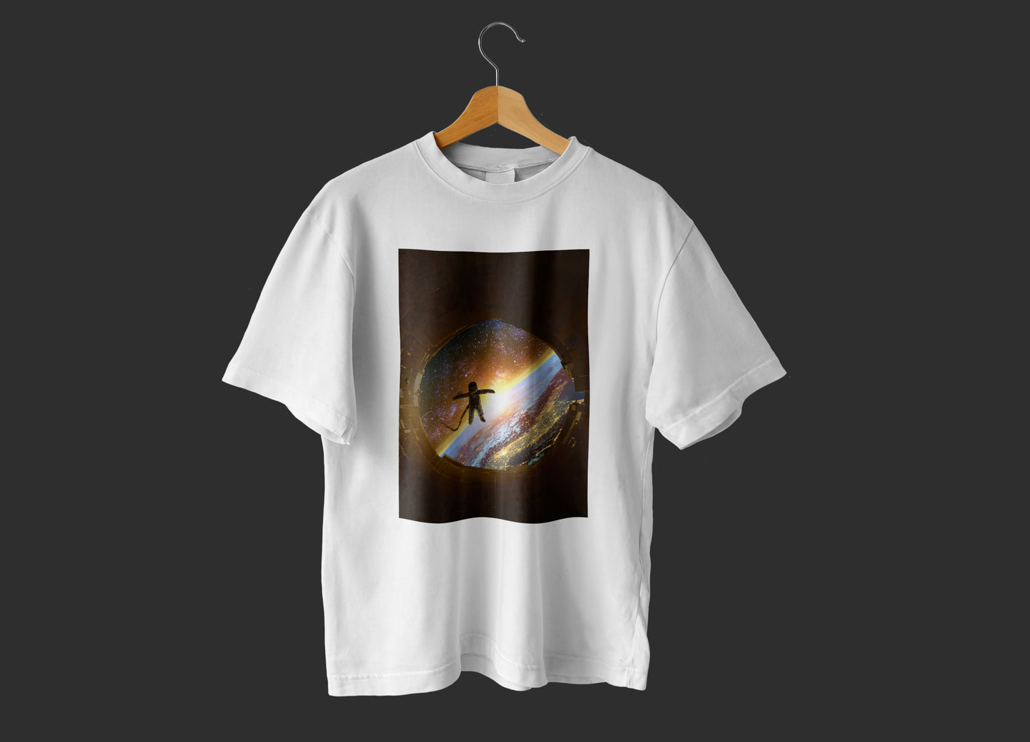 Man Lost in Space Graphic T-Shirt