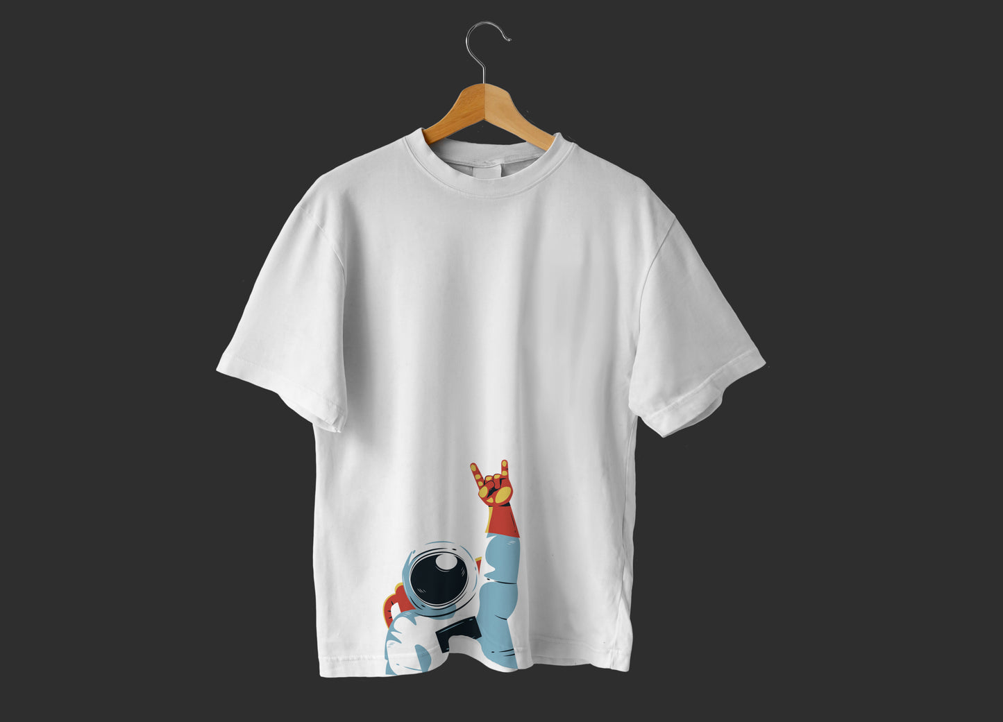 Cool Astronaut Graphic T-Shirt