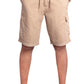 Men Cargo Combat Patch Pocket Shorts