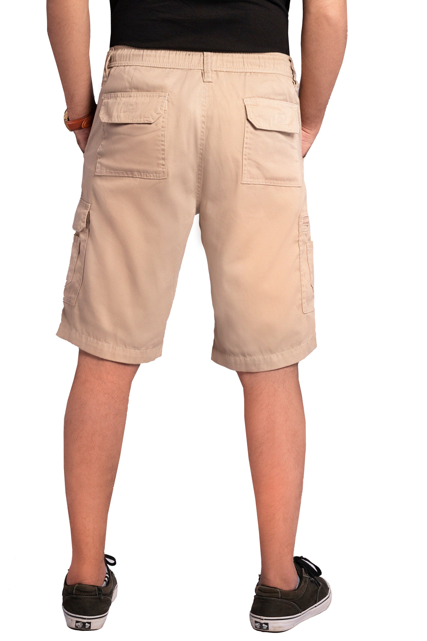 Men Cargo Combat Patch Pocket Shorts