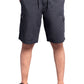 Men Cargo Combat Patch Pocket Navy Shorts