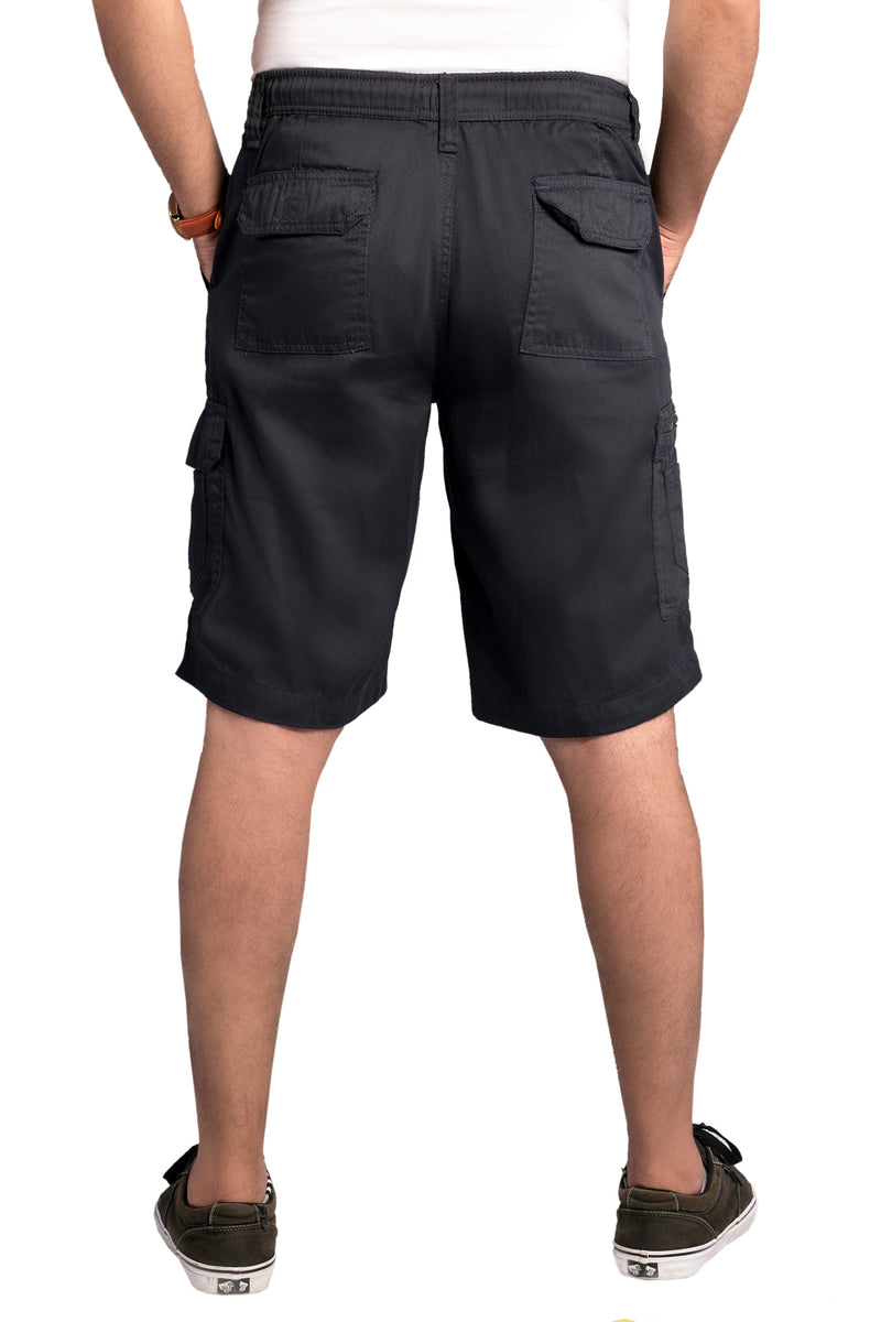 Men Cargo Combat Patch Pocket Shorts