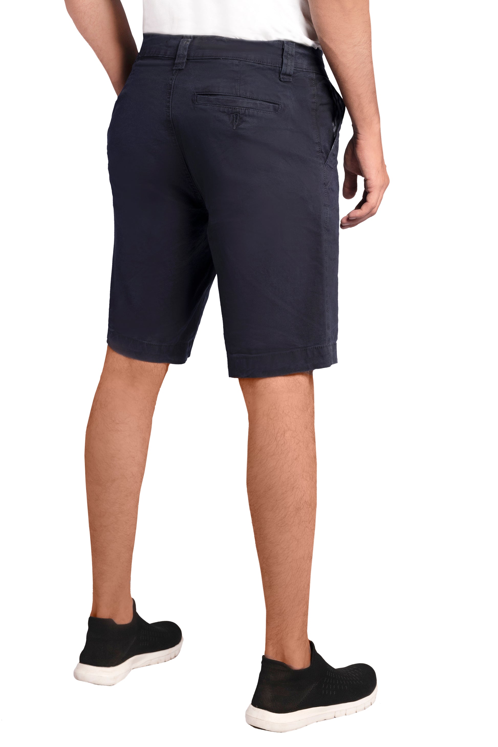 Men’s Stretchable Chino 4 Pockets Navy Shorts