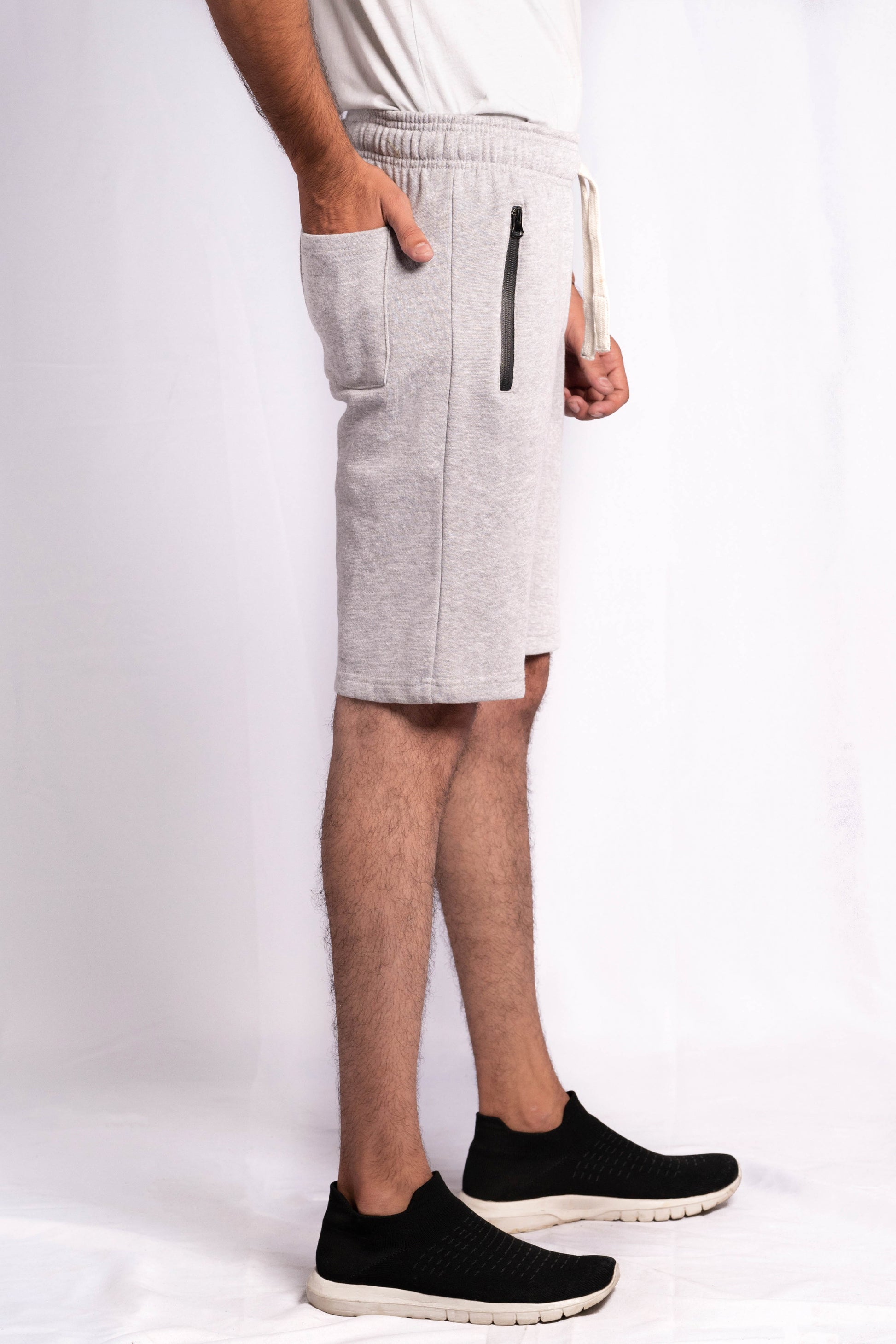 Summer Original Light Grey Classic Fleece Shorts