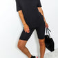 Long T-Shirt and Cycling Shorts Set