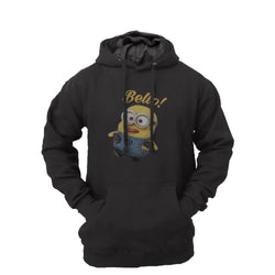 Men's Minion Fleece Pullover Long-sleeved Printed Hoodie