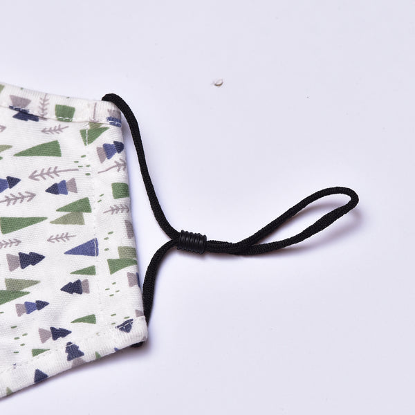 Reusable Ultra-light Organic Cotton Face Mask - Douglas Fir forest