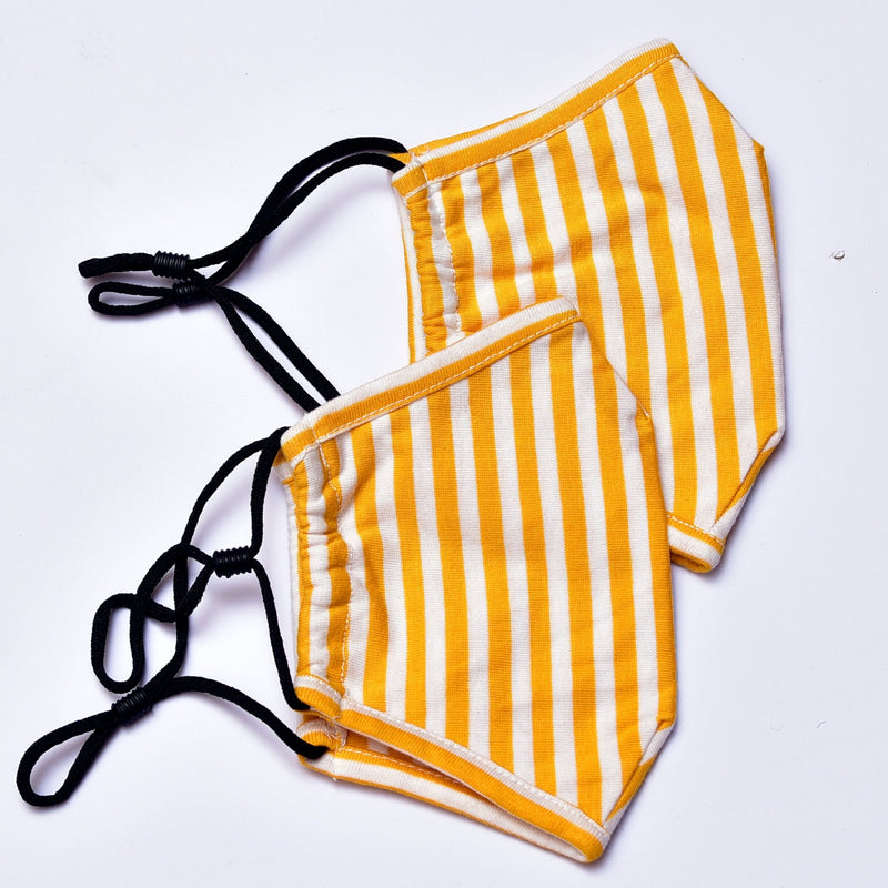Reusable Ultra-light Organic Cotton Face Mask - Honey Bee