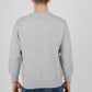 Mens-Plain-Fleece-Sweatshirt-Jersey-Light-Grey