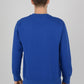 Mens-Plain-Fleece-Sweatshirt-Casual-Royal-Blue