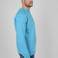 Mens-Raglan-Sweatshirt-Workwear-Azure-Blue