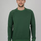 Mens-Raglan-Sweatshirt-Sweater-Bottle-Green