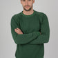 Mens-Raglan-Sweatshirt-Jersey-Bottle-Green