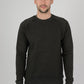 Mens-Raglan-Sweatshirt-Jersey-Dark-Grey