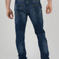 Apollo Men’s Slim Fit Tapered Jeans – Deep Wash