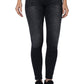 Skinny Fit Mid-Rise Jeans - Faded Black