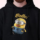 Men's Minion Fleece Pullover Long-sleeved Printed Hoodie