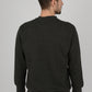 Mens-Plain-Fleece-Sweatshirt-Sweater-Dark-Grey