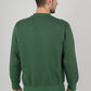 Mens-Plain-Fleece-Sweatshirt-Casual-Bottle-Green