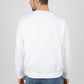 Mens-Plain-Fleece-Sweatshirt-Casual-White