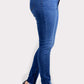 Plus Size Denim Raw Hem Jeans