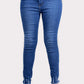 Plus Size Denim Raw Hem Jeans