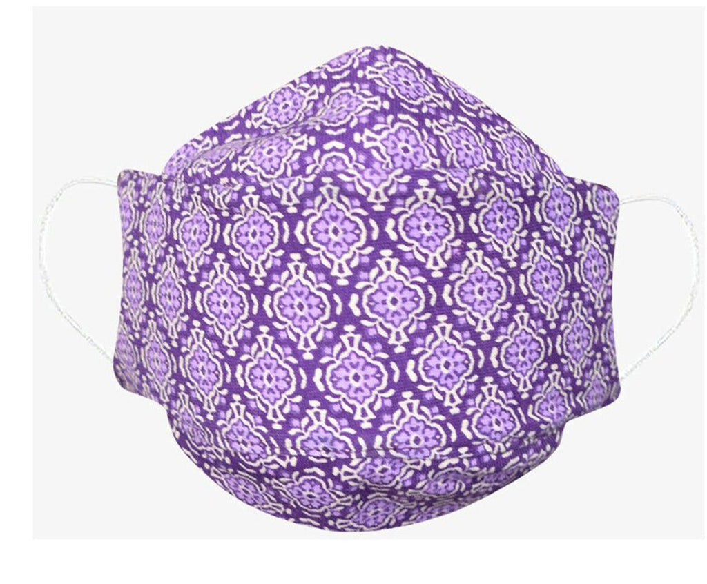 Fashion Mask -Purple Pattern