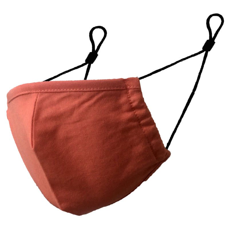 Reusable Ultra-light Organic Cotton Face Mask - Peach Pink