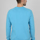Mens-Raglan-Sweatshirt-Casual-Azure-Blue