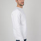 Mens-Raglan-Sweatshirt-Casual-White