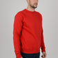 Mens-Raglan-Sweatshirt-Jersey-Red
