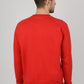 Mens-Raglan-Sweatshirt-Casual-Red