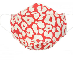 Fashion Face Mask - Red Leopard 