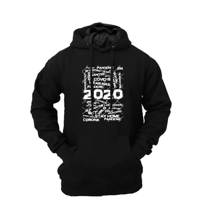 Men's Block Chain 2020 Fleece Pullover Long-sleeved Printed Hoodie