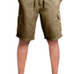 Men Cargo Combat Patch Pocket Shorts