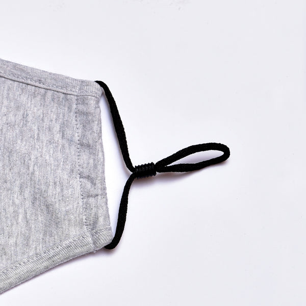 Reusable Ultra-light Organic Cotton Face Mask - Cool grey